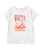 Kid Paris Short-Sleeve Graphic Tee - White, image 1 of 4 slides