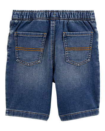 Kid Pull-On Denim Shorts, 