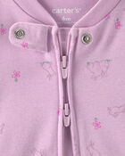 B&eacute;b&eacute; fille - Grenouill&egrave;re ajust&eacute;e &agrave; motif de lapin - Mauve, image 2 sur 4 diapositives