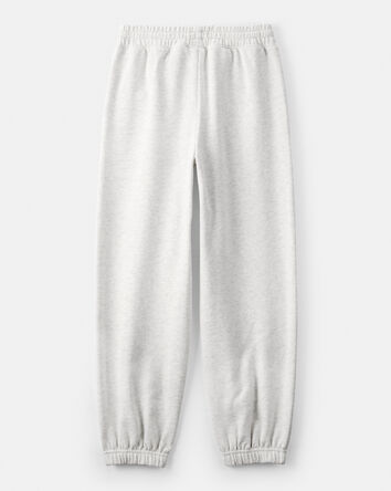 Filles - Pantalon de jogging en jersey bouclette - Gris, 