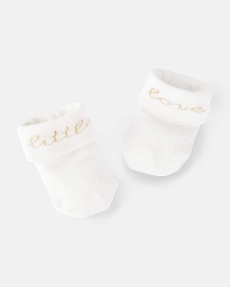 Bébé 2 paires de chaussons à motifs de poussins, image 2 sur 3 diapositives