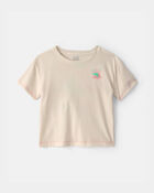 Tout-petit fille - T-shirts &agrave; imprim&eacute; &laquo;Where the Sun Never Sets&raquo; - Cr&egrave;me, image 1 sur 4 diapositives