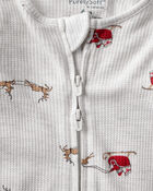 Bébé - Pyjamas à manches longues PurelySoft à motif Père Noël - Gris, image 3 sur 5 diapositives