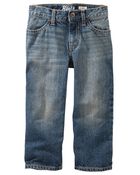Jeans classique - délavage moyen usé - coupe étroite, image 1 sur 2 diapositives