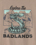 Boys Snake Graphic Tee - Beige, image 2 of 3 slides