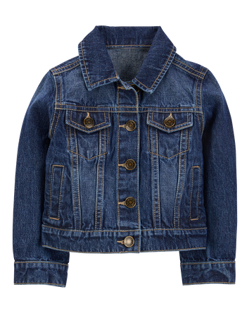 Baby Girls Basic Denim Jacket, 