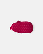 Baby Girl Mary Jane Velvety Flats - Red, image 5 of 6 slides