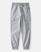 Boys Cotton Fashion Cargo Pants - Grey, image 1 of 5 slides