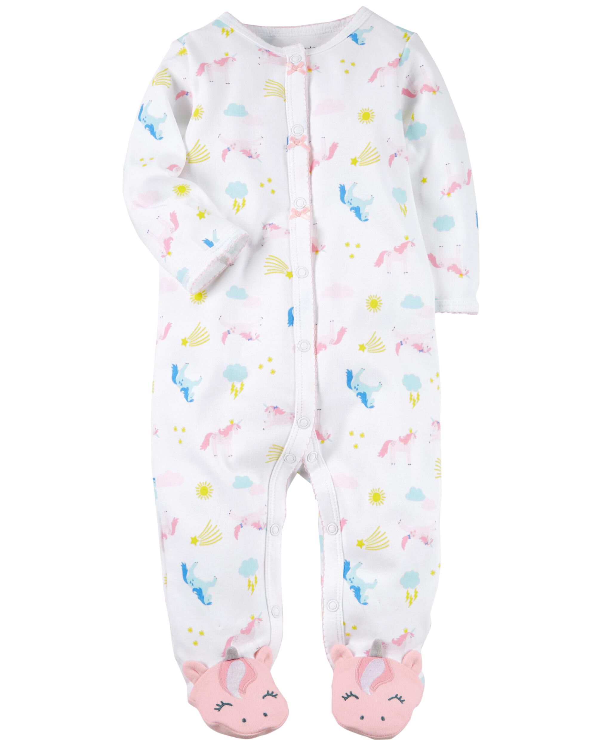 Snap Up Unicorn Cotton Sleep Play Carter S Oshkosh Canada