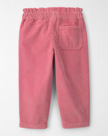 Toddler Girl Organic Cotton Pull-On Corduroy Pants, 