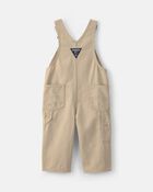 Baby Train Overalls - Khaki, image 2 of 4 slides