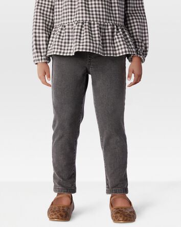 Enfant en bas âge Pantalon à enfiler en denim - Noir, 