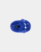Boys Cozy Monster Slippers - Blue, image 4 of 6 slides