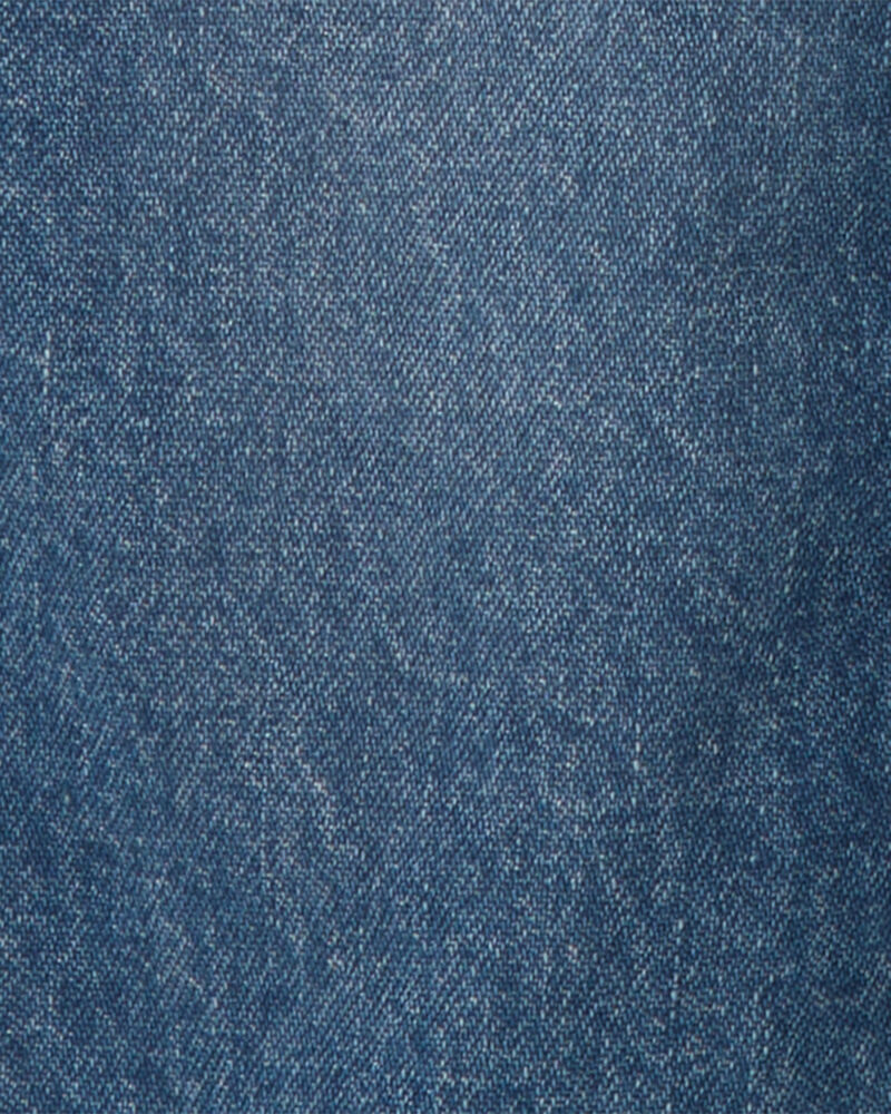 B&eacute;b&eacute; fille - Salopette &agrave; jambe large - D&eacute;lav&eacute; moyen, image 3 sur 3 diapositives