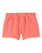 Toddler Pom Pom Dolphin Shorts, image 2 of 3 slides