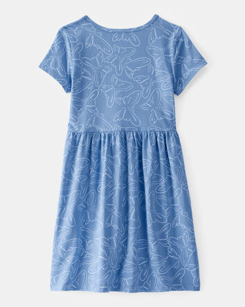 Girls Floral Print Dress, 