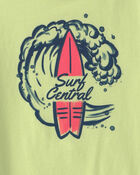 Gar&ccedil;ons - T-shirt &agrave; imprim&eacute; &laquo;Surf Central&raquo; - Vert, image 2 sur 2 diapositives