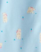 Toddler Girl DayDream Fleece Polar Bear Pullover & Pant Set - Blue, image 3 of 4 slides