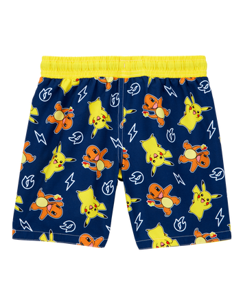 Kid Pokémon Pikachu Swim Trunks, 