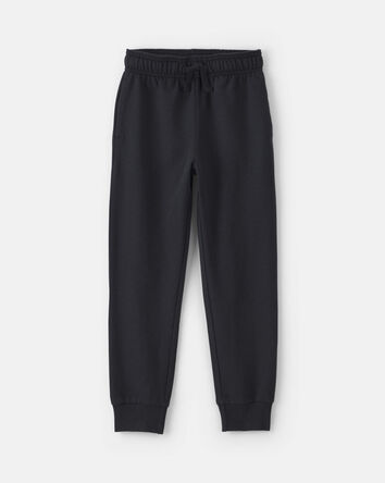 Baby Boy Pull-On Drawstring Joggers - Black, 