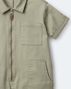 Toddler Day Out™ Jumpsuit - Olive, image 7 of 7 slides