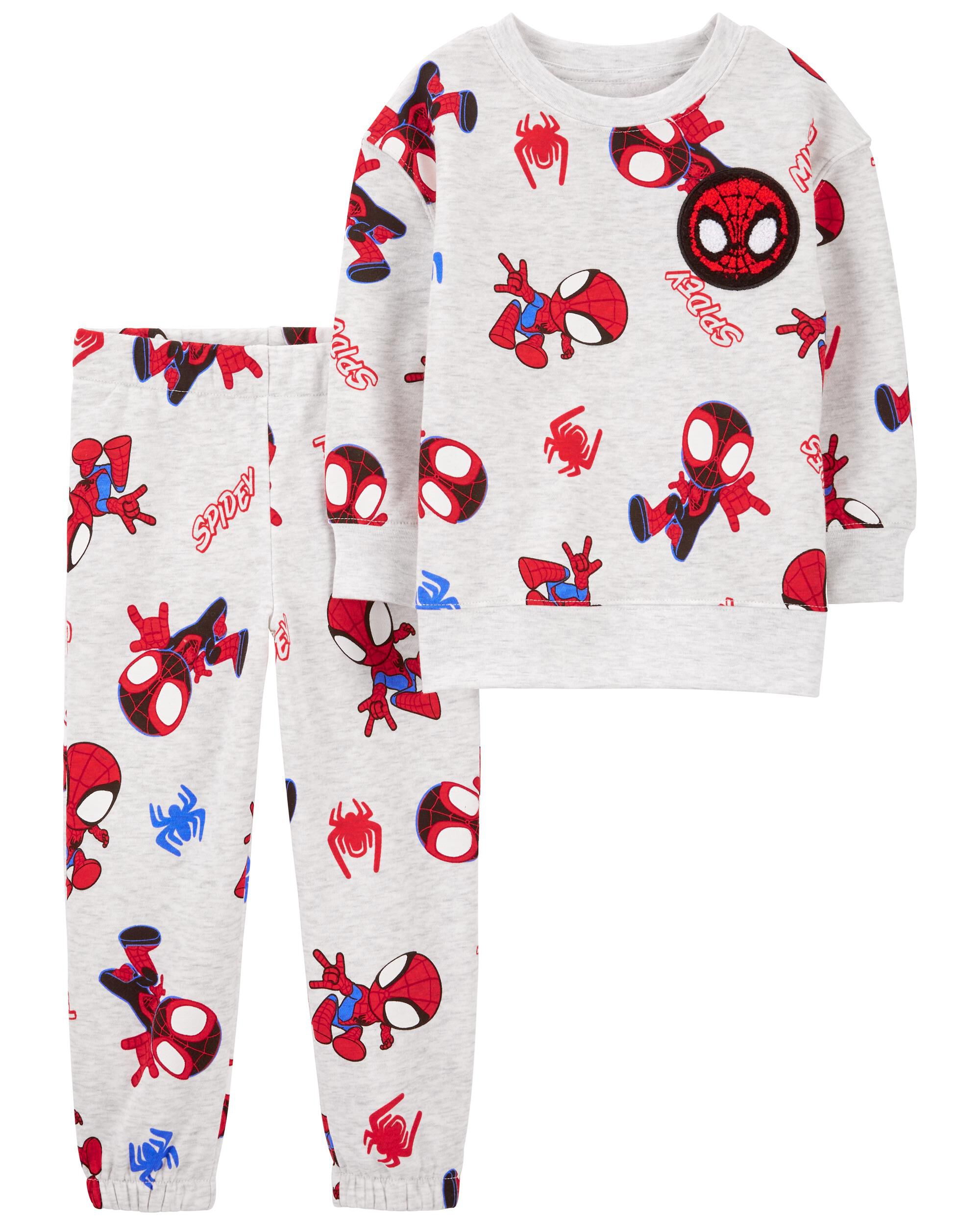 Kids spiderman pajamas top