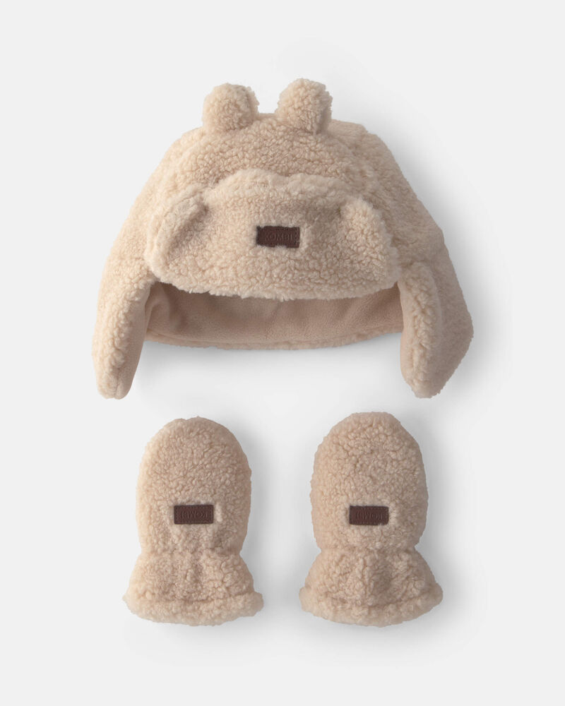 Baby Kombi Mont Blanc Hat Set - Natural, image 1 of 1 slides