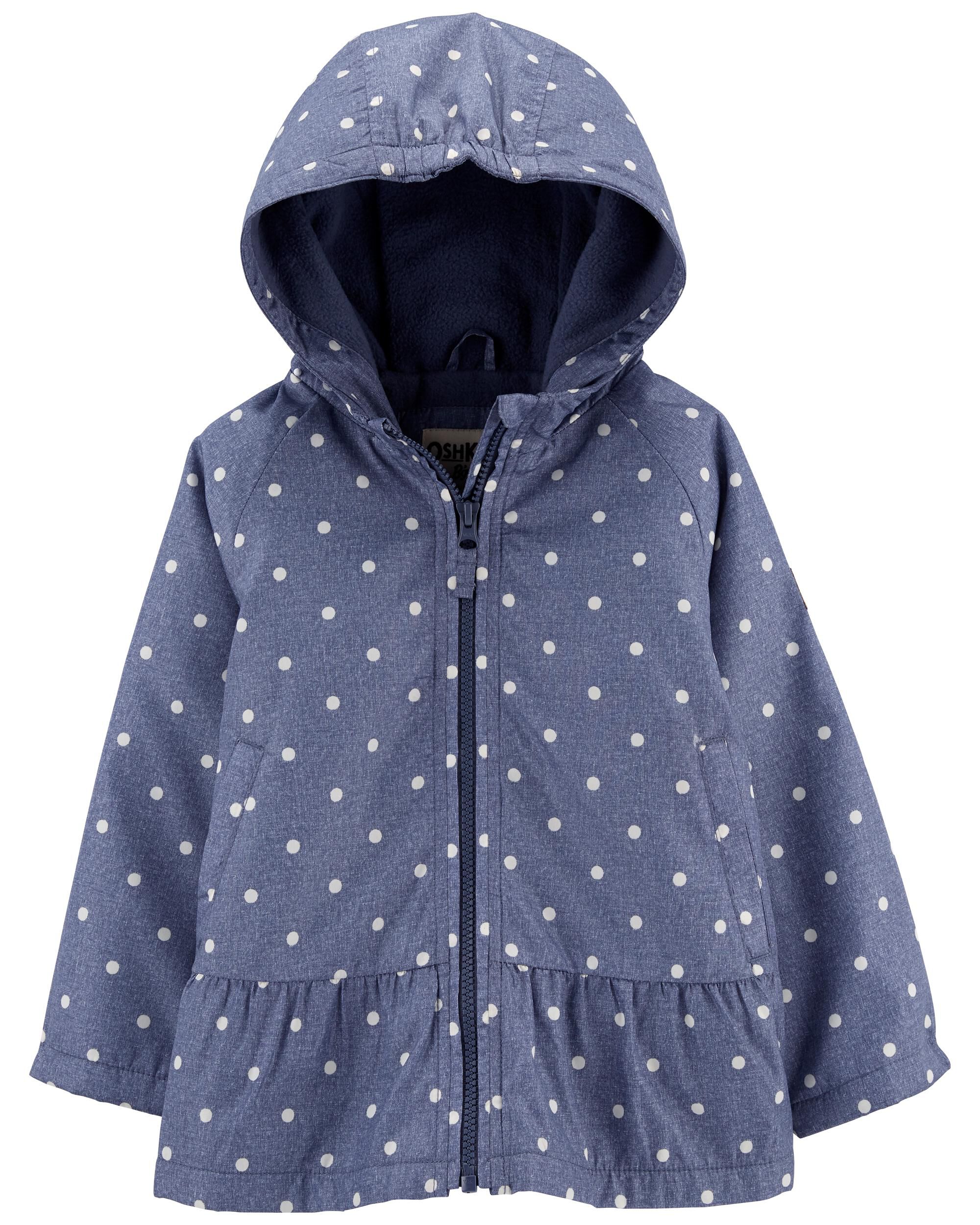 Navy polka discount dot raincoat