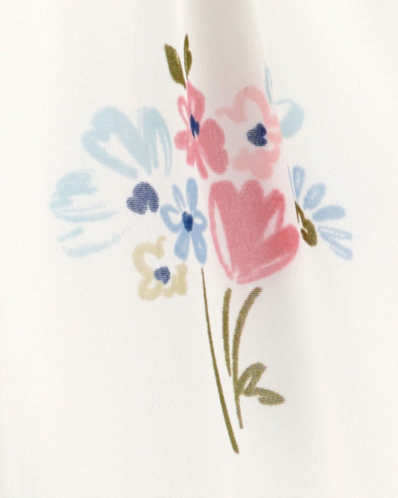 Toddler Floral Short-Sleeve Dress, image 3 of 4 slides