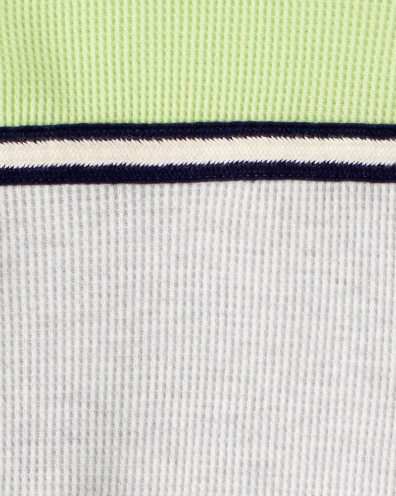 Boys Stripe Thermal Long-Sleeve T-Shirt - Grey, image 3 of 4 slides