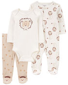 Baby "Tiny & Mighty" 3-Piece Sleeper Set, image 1 of 5 slides