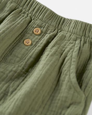 Organic Cotton Gauze Shorts, 