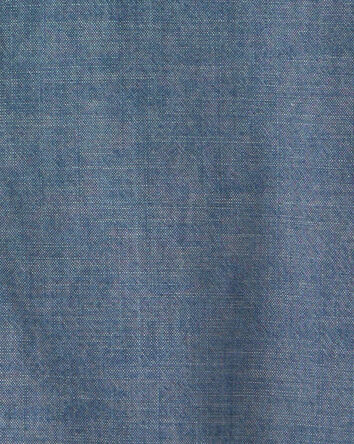 Toddler Boy Chambray Button-Down Shirt &ndash; Indigo, 