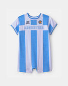 Baby Umbro Argentina Soccer Romper - Light Blue/White, image 1 of 6 slides