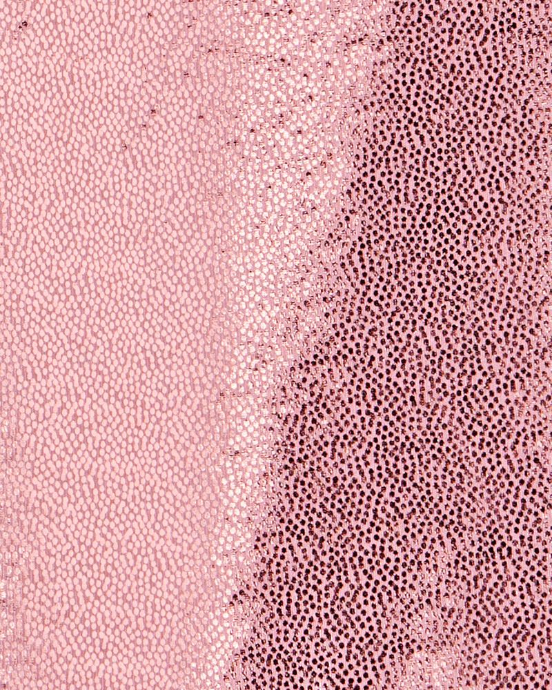 Baby Girl Pull-On Stretch Metallic Leggings - Pink, image 3 of 4 slides