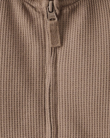 Baby Bear Long-Sleeve Jumpsuit - Brown, 