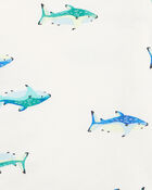 Bébé Ensemble 2 pièces t-shirt imprimé de dinosaure et salopette courte - Bleu marine, image 4 sur 6 diapositives