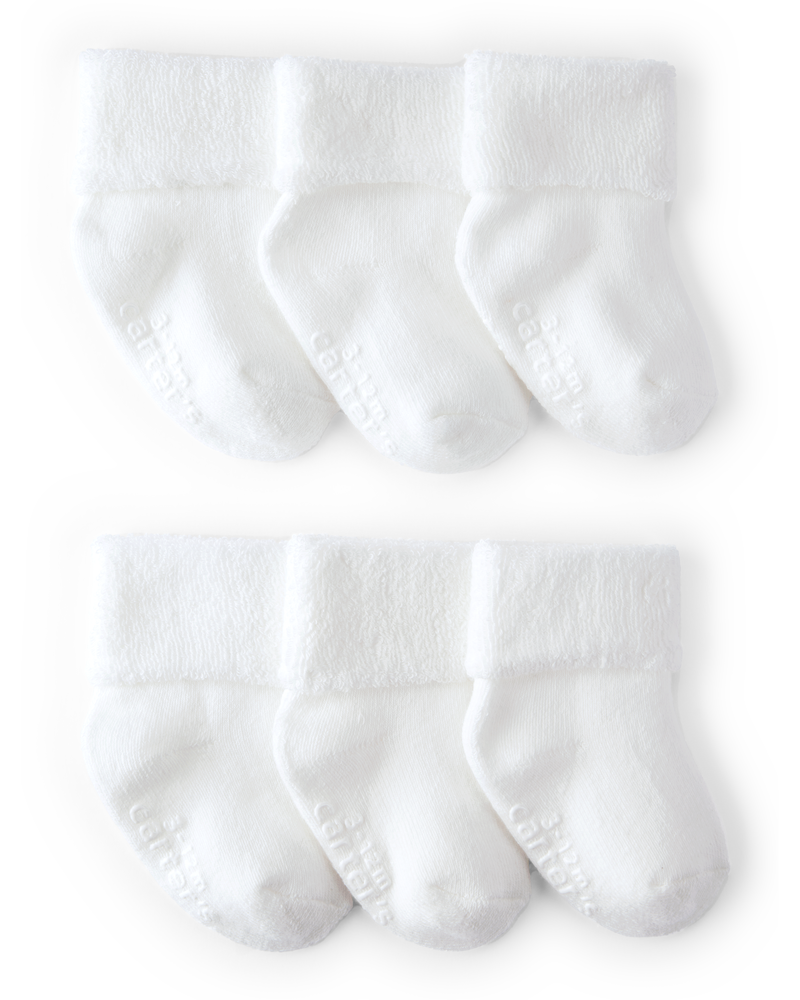 Baby 6-Pack Terry Booties, image 1 of 4 slides