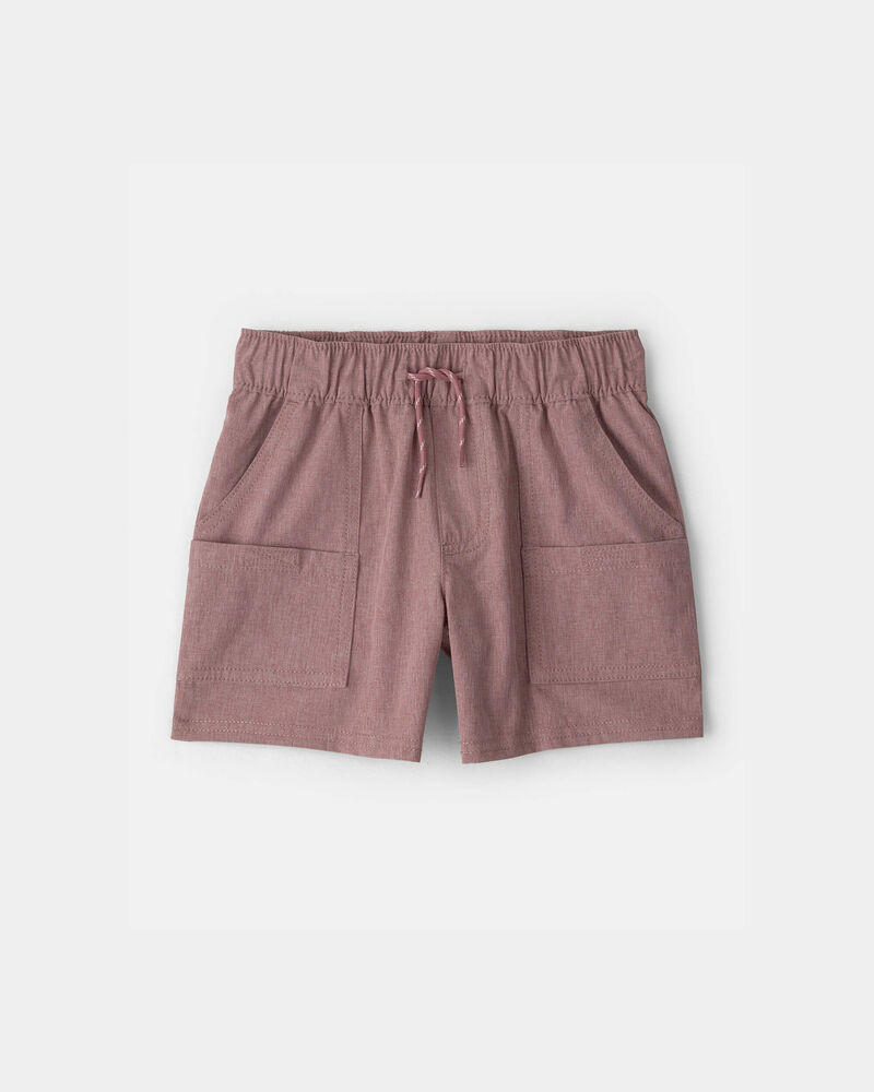 Toddler Boy Woven Pocket Shorts - Brown, image 1 of 4 slides