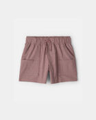 Toddler Boy Woven Pocket Shorts - Brown, image 1 of 4 slides