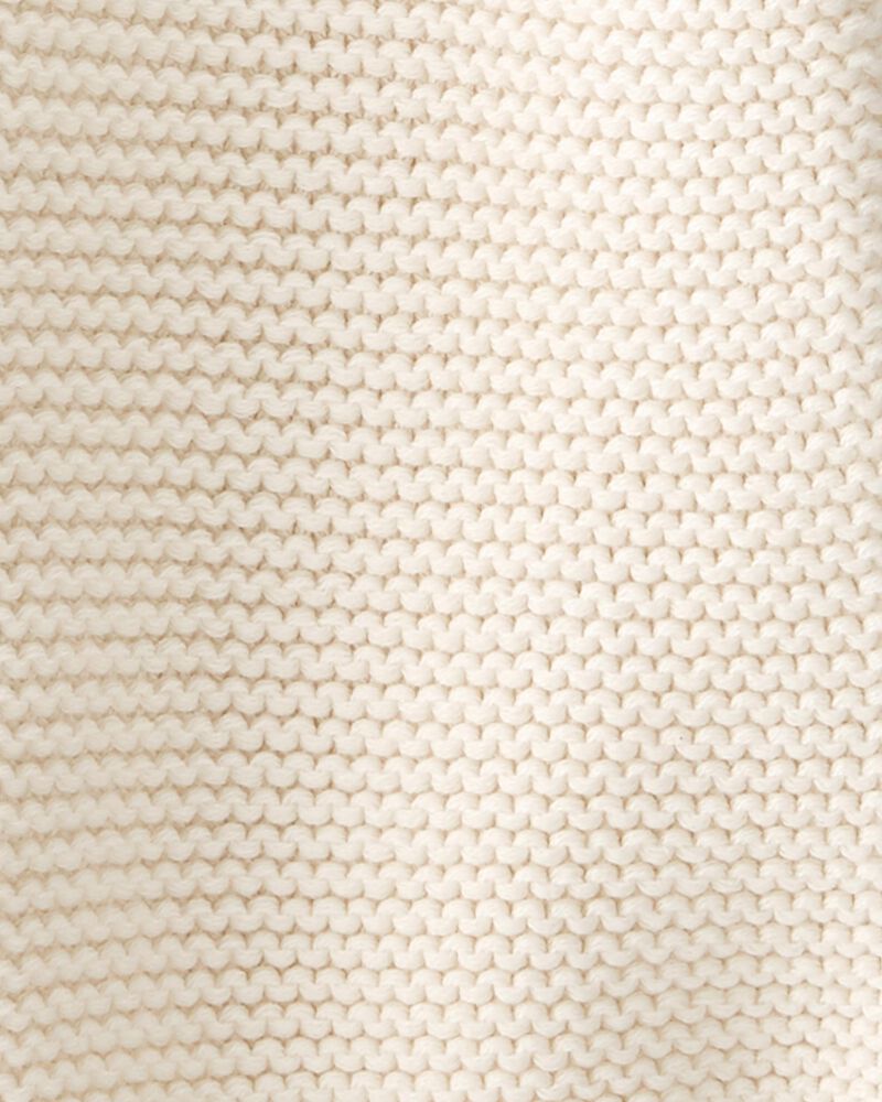 Tout-petit - Cardigan &agrave; point unique en tissu bio, image 3 sur 3 diapositives