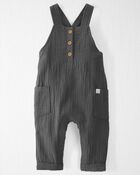 Organic Cotton Gauze Overall Jumpsuit, image 1 of 6 slides