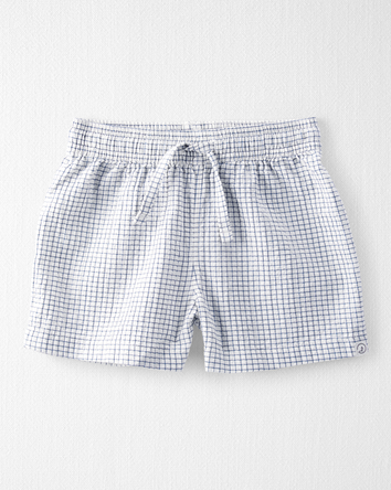 Toddler 2-Piece Organic Cotton Gauze Checkered-Print Set, 