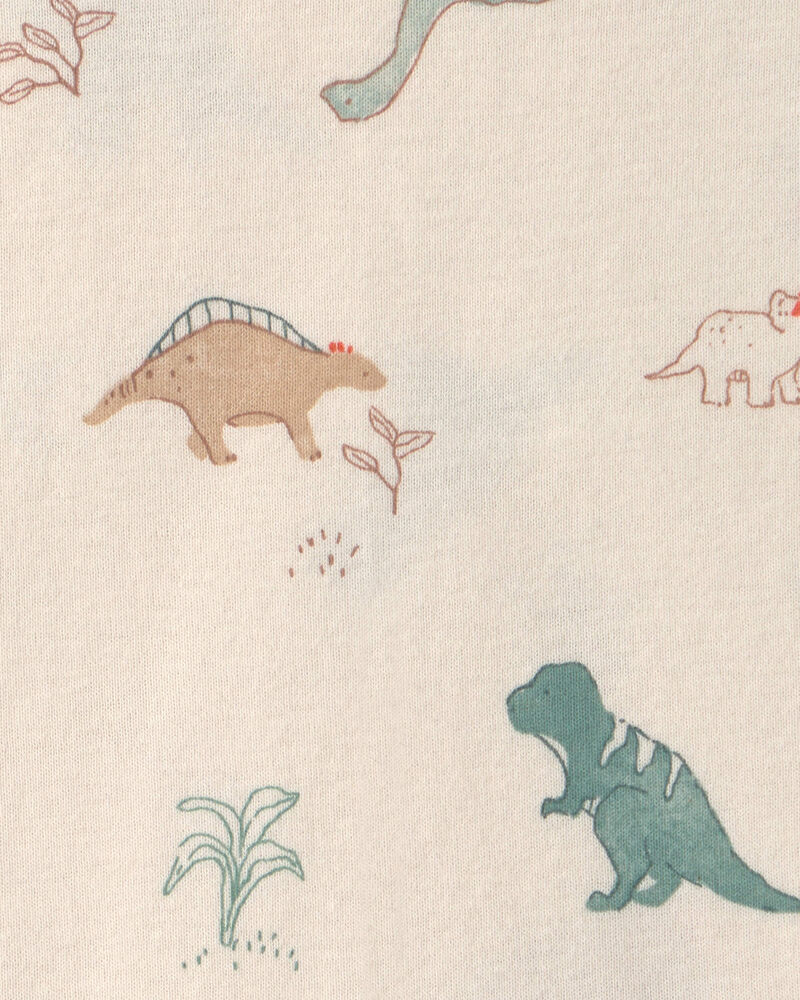 B&eacute;b&eacute; gar&ccedil;on - Ensemble 3 pi&egrave;ces cache-couches et pantalon &agrave; motif dinosaure &ndash; Vert/Ivoire, image 3 sur 4 diapositives