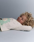 Toddler Mind Character Long-Sleeve Relaxed Graphic Tee - Cream, image 4 of 6 slides