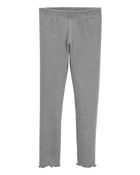 Kid 2-Piece Long-Sleeve Ribbed Top & Leggings Set, image 4 of 6 slides