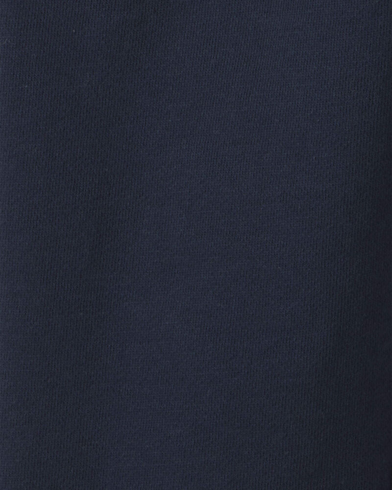 Boys Organic Cotton French Terry Cargo Pants, image 4 of 4 slides