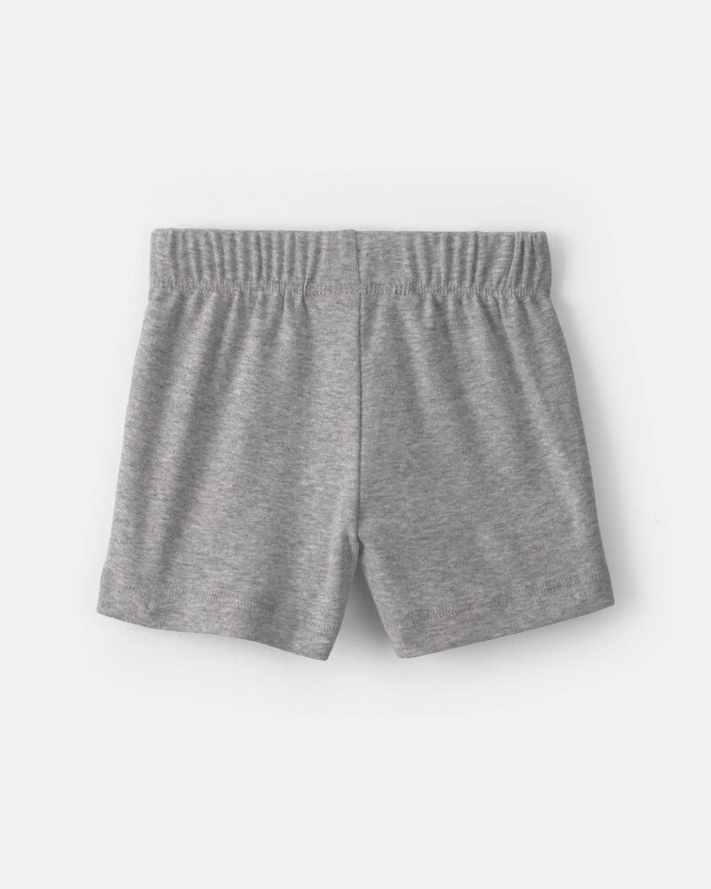 B&eacute;b&eacute; - Emballage 2 shorts - Gris/Noir, image 2 sur 4 diapositives