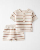 Baby 2-Piece Organic Cotton Sweater Knit Set, image 1 of 6 slides