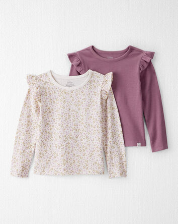 Toddler 2-Pack Organic Cotton Tees in Botanic Muse Print, 
